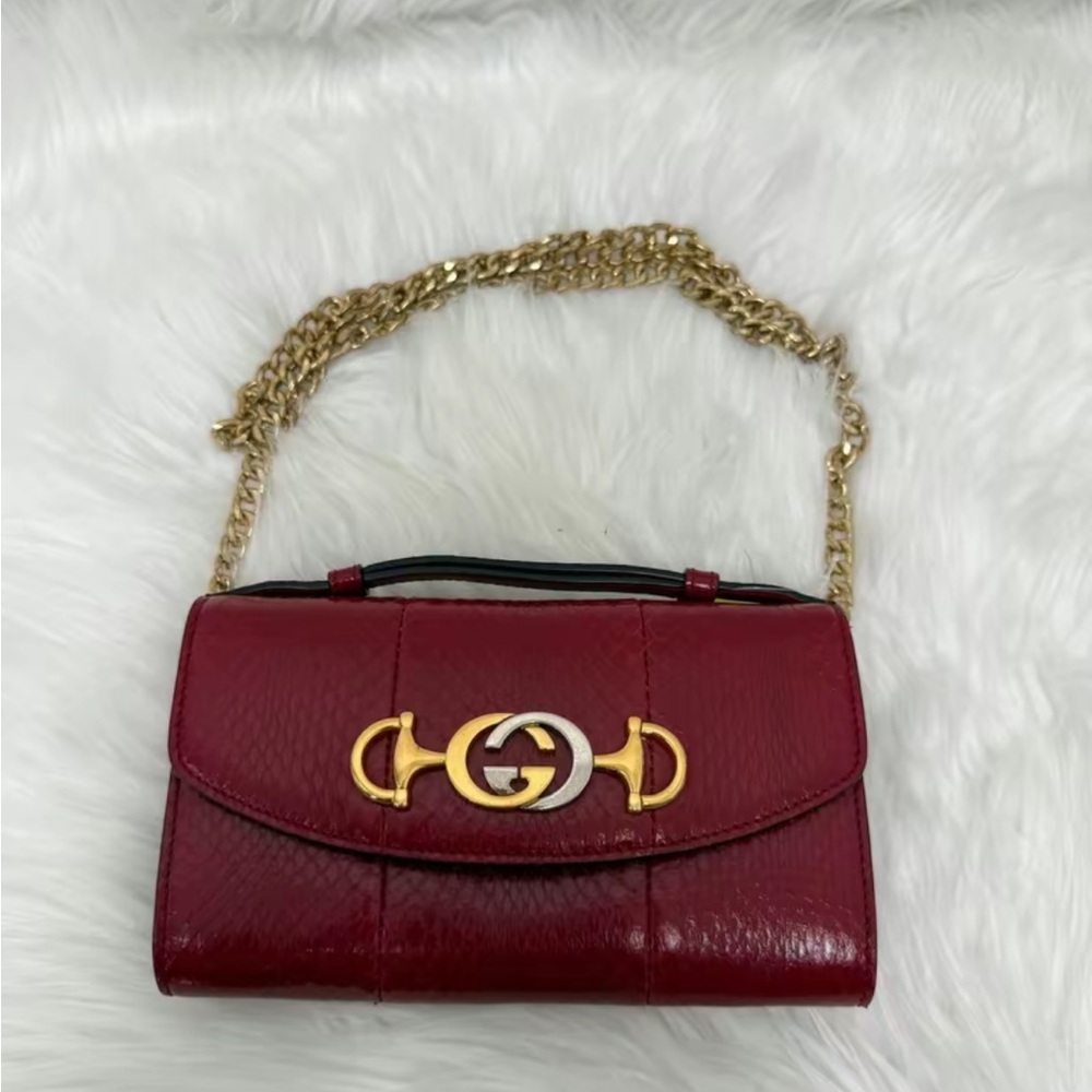 Gucci Snakeskin Zumi Mini Top Handle Bag